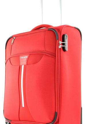Малый тканевый чемодан travelite speedline красный 35 л