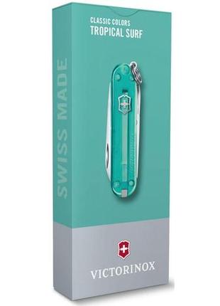 Складной нож victorinox classic sd зеленый4 фото