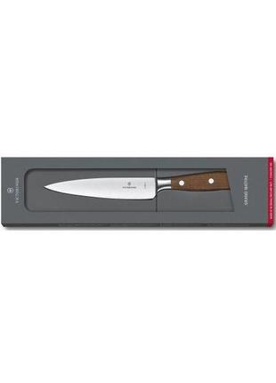 Нож кухонний victorinox grand maitre wood chef's коричневый 15 см3 фото