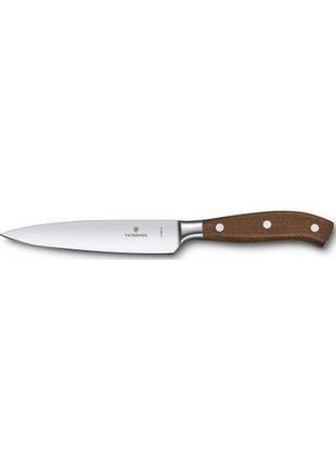 Нож кухонний victorinox grand maitre wood chef's коричневый 15 см