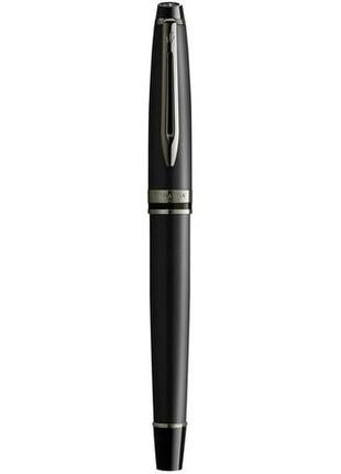 Перьевая ручка waterman metallic black lacquer3 фото