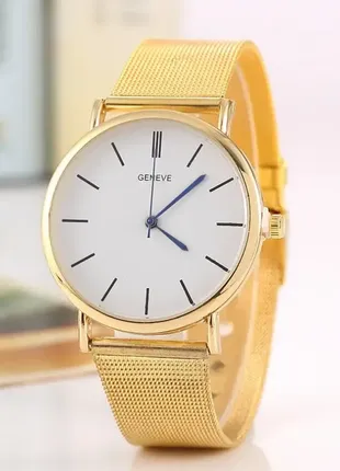 Женские наручные часы с позолотой золотые2 фото