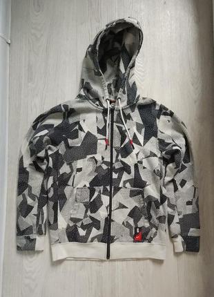 Nike kyrie full-zip hoodie aop erkek sweatshirt3 фото