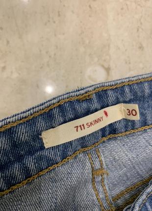 Джинсы levi's штаны levis синие светлые женские3 фото