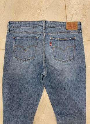 Джинсы levi's штаны levis синие светлые женские5 фото