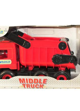 Игрушечная машинка "middle truck" самосвал в коробке