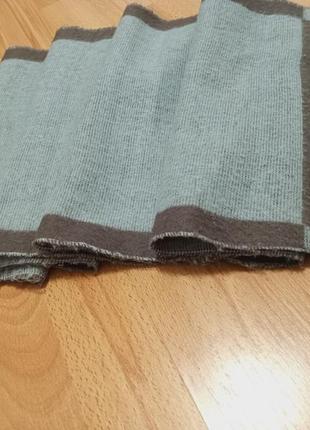 Мягкий двухсторонний шарф палантин.6 фото