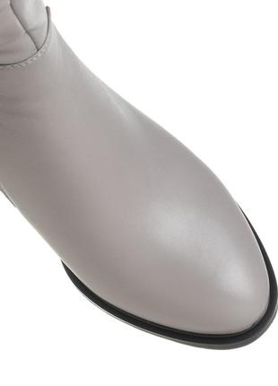 Сапоги женские демисезонные на среднем каблуке polann  1617б8 фото