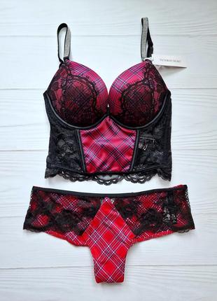Роскошный комплект белья двойной пуш-ап victoria's secret  оригинал
