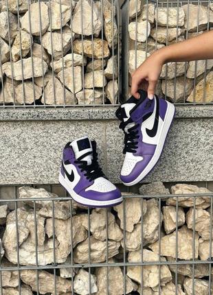 Air jordan retro 1 purple hit3 фото