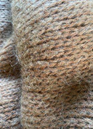 Шарф длинный мохер/шерсть