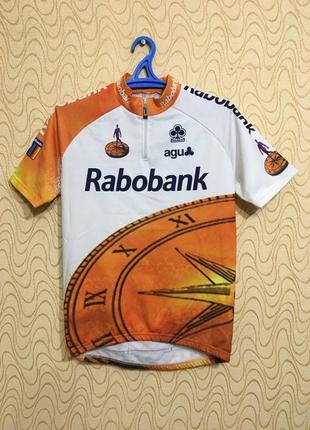 Спортивна велофутболка веломайка вело джерсі перегонова вінтажна agu circling team vintage shirt jersey