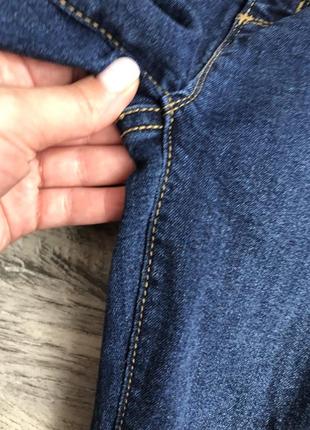 Dkny джинсы на девочку 7 лет 122 см синие скини рваные7 фото