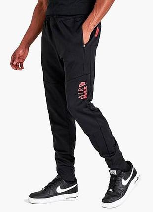 Штаны спортивные nike air max therma-fit fitness jogger pants black dv2434-010