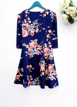 Красивое цветочное платье шикарное фактурное платье2 фото