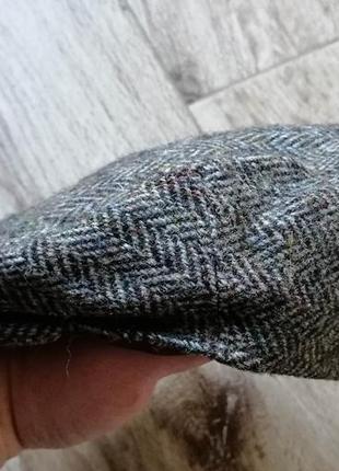 Кепка harris tweed шестевая, твид м-ка