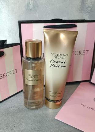 Мист + лосьон для тела «coconconut passion». victoria’s secret. оригинал 🇺🇸