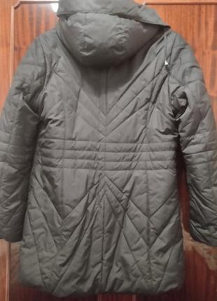 Куртка зимняя удлиненная женская4 фото