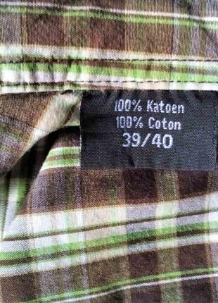 Сорочка чоловіча картата американського бренду charlie parker