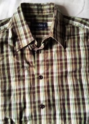 Сорочка чоловіча картата американського бренду charlie parker