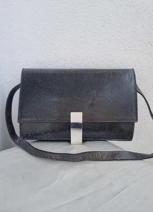 Zara кожаная винтажная сумка