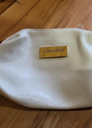 Оригинальная кожанная стильная косметичка кошелек chlorys geneve