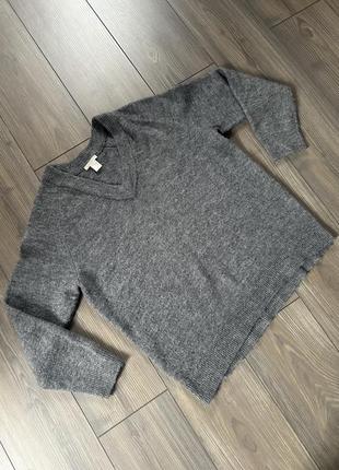 Серый свитер женский h&amp;m