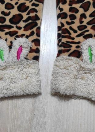 Теплі зимові лосини на хутрі, утеплені велюрові легінси на хутрі на 5-7 років5 фото