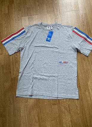 Футболка adidas tricolor новая