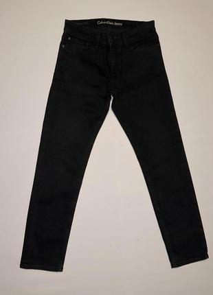 Джинсы calvin klein jeans slim skinny black tarantula jeans3 фото