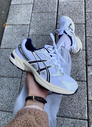 Женские кроссовки asics gel-1130 black white silver