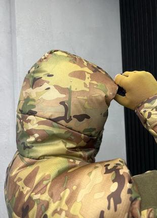 Тактична зимова куртка мембрана,тактична армійська куртка,  колір мультикам6 фото