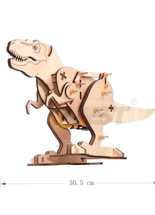 Механічний 3d пазл-головоломка динозавр tyrannosaurus diy пазл-головоломка2 фото