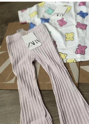 Лосіни zara кльош штани зара комплект zara