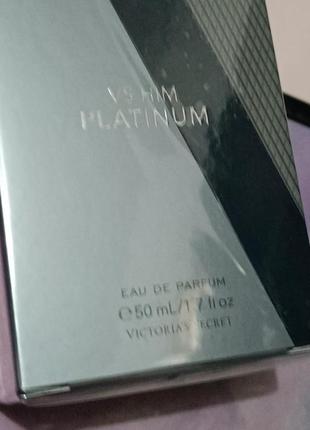 Ідея подарунка чоловічі парфуми духи vs him platinum 50ml victoria's secret виктория сикрет вікторія сікрет оригінал8 фото