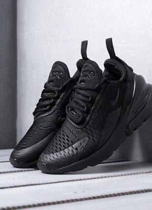 Чоловічі, якісні кросівки nike air max 270 black