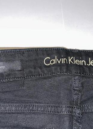 Джинсы calvin klein jeans slim skinny black tarantula jeans8 фото