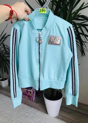 Фото 874 укороченный свитшот на рост 140 см