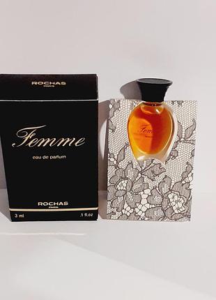 Rochas femme parfum 3 ml новые