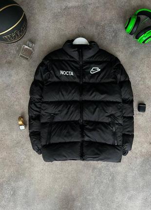 Чорна чоловіча зимова куртка nike