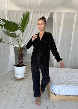 Шикарная бархатная пижама victoria's secret