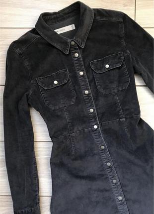 Вельветовое, платье, платье, короткое,