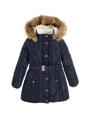 Cool club евро зима біле  хутрі, куртка пальто