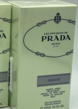 Парфюмированная вода в стиле  prada infusion amande