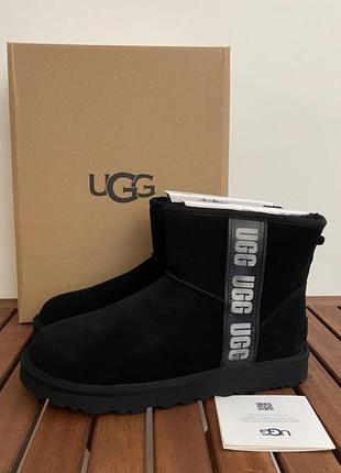 Черевики зимові ugg side logo  boot оригінал!