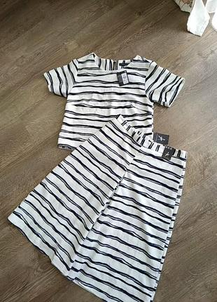 Костюм топ з кюлотами