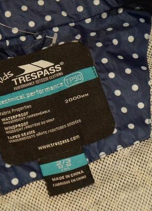 Trespass куртка - дощовик 2-3 роки5 фото