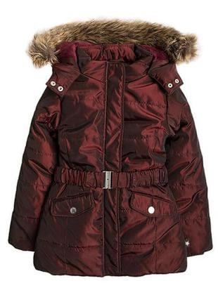 Дитяча зимова куртка для дівчинки 6-7 років, зріст 122 див., cool clab1 фото