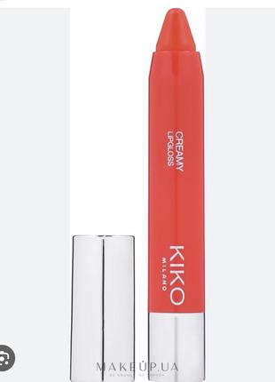 Помада олівець  kiko milano creamy lipgloss1 фото