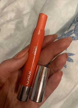 Помада олівець  kiko milano creamy lipgloss2 фото